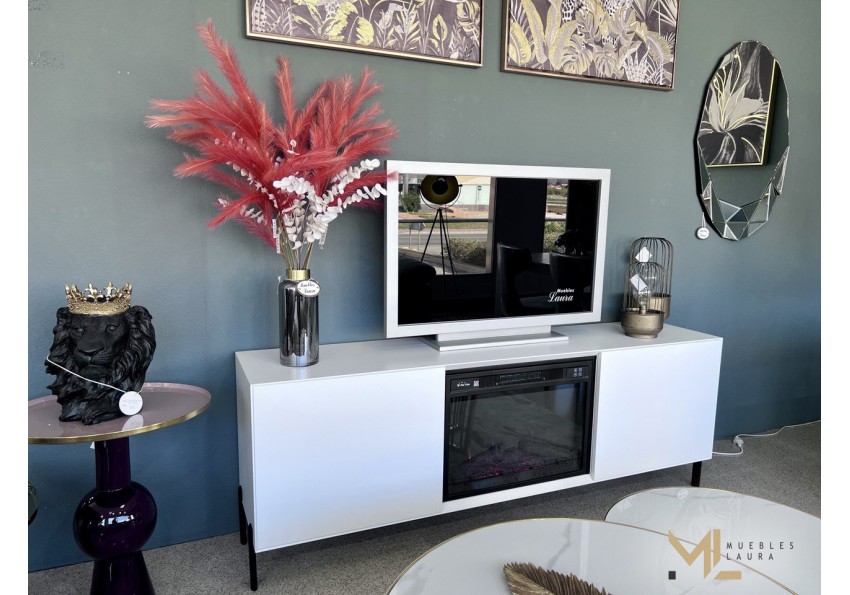 Mueble TV con chimenea electrica CH13 - Franco Furniture