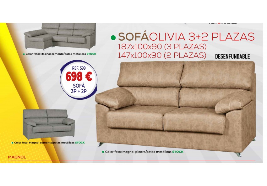 Comprar sofás de 2 plazas baratos - Tienda online