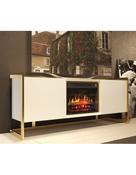 Mueble TV chimenea moderno - Franco Furniture